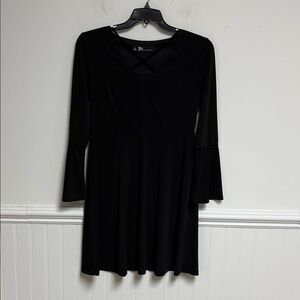 Be by Chetta B Black Long Sleeve Dress Size 10